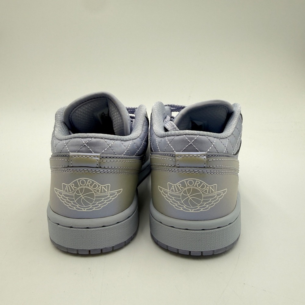 Nike Women's 9 Air Jordan 1 Low SE Ghost/Pure Platinum-Sail IM5129-010 NEW - Picture 4 of 7